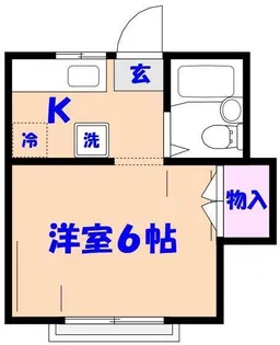 エステートピア国府台【2階】の間取り