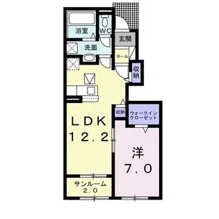 シャトルガーデンFS.IV【1階】の間取り