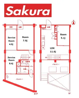 元住吉アートフラッツの間取り