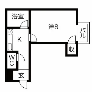 ハイツ春岡AIKA【2階】の間取り