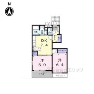 Anniversary壱番館【1階】の間取り