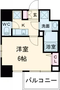 エスリード神戸ハーバークロス【8階】の間取り