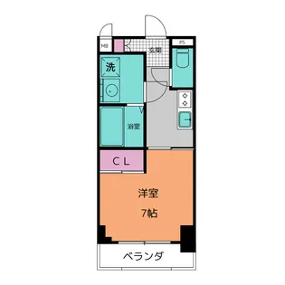 プレディアスタイル白川公園【2階】の間取り