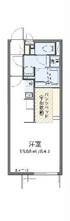 ミランダ二反田【1階】の間取り