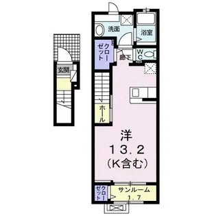 エトワール ポレールV【2階】の間取り