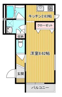 ラ・プリマヴェーラ【2階】の間取り