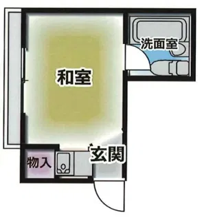 ニューヤングハイツ 北館【4階】の間取り