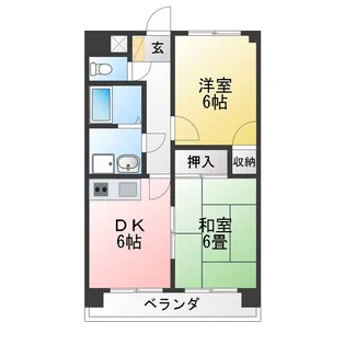 Belle Ville 丸之内【1階】の間取り