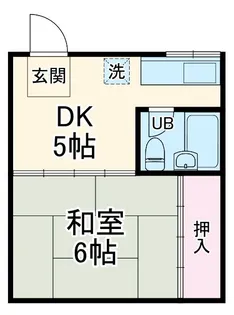 マンション松原【2階】の間取り