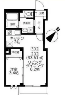 カノン【2階】の間取り