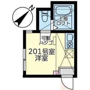 ユナイト大口インクルーシブ【2階】の間取り