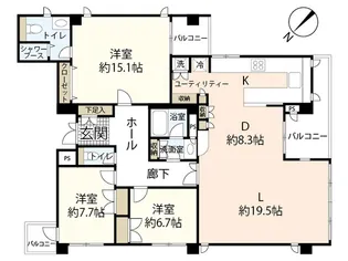 カーサベラヴィスタ【2階】の間取り