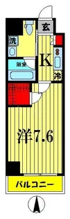 コンフォリア錦糸町DEUX【4階】の間取り