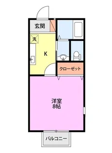 ヴィラ・メテオール【1階】の間取り