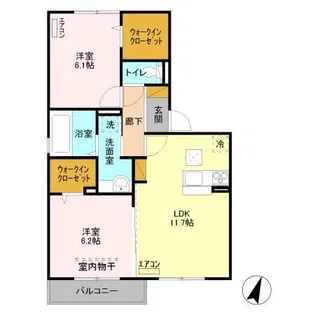 TOCO maison【1階】の間取り
