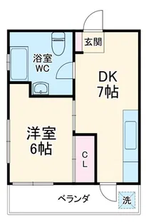 フラッツM【3階】の間取り