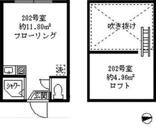 ソフィアオリーブ【2階】の間取り