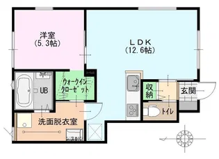 グラン・パレスかほくV【1階】の間取り