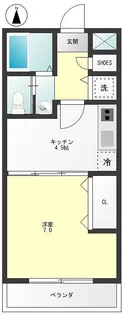 ハイムジーニアス【3階】の間取り
