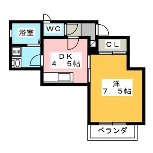 MonChouChou【1階】の間取り