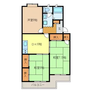 静岡県浜松市中央区早出町【マンション】の間取り