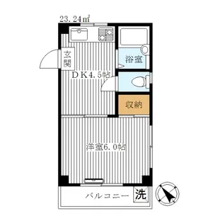 ベルメゾン桜【3階】の間取り