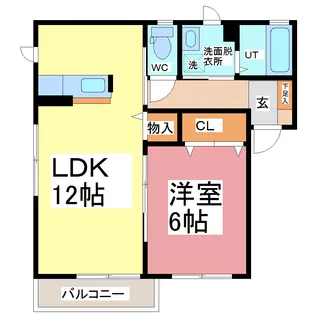 ルグラン【1階】の間取り