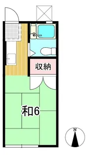 ひまわりハイツ【1階】の間取り