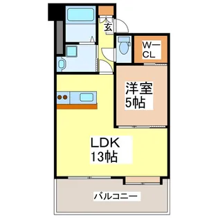 アレンタワー新八代【9階】の間取り