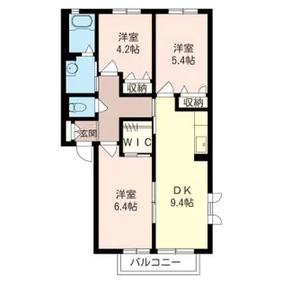クレストンビクトリア【2階】の間取り