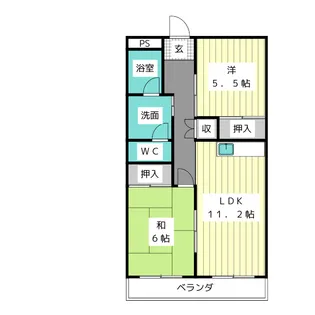 サクセションKT【1階】の間取り