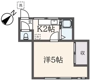 椿荘【2階】の間取り