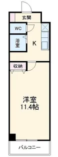 第2山忠ビル【3階】の間取り