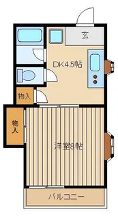 守コーポ【2階】の間取り