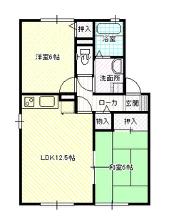 NOBLE A【1階】の間取り