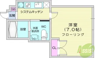 ADIOS平成2【1階】の間取り