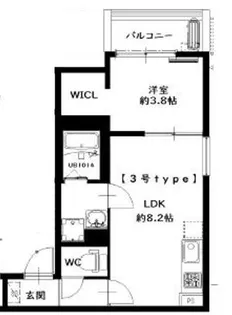 D porta algol【1階】の間取り