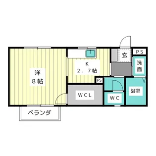 エクシブK【1階】の間取り