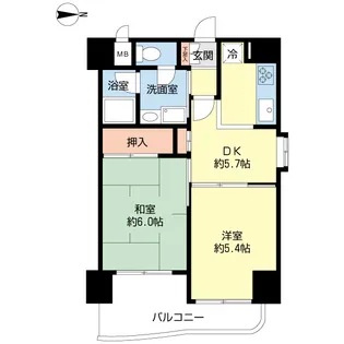 プロシード十条【3階】の間取り