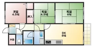 シティコート西明石【1階】の間取り