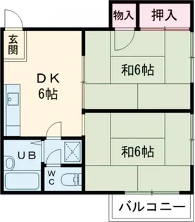 コーポエトワール【2階】の間取り