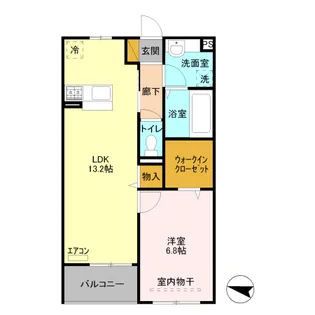 GRACE SQUARE【1階】の間取り