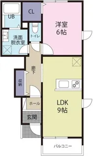 ENCIAII棟【1階】の間取り