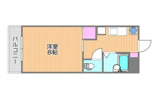 1Kの間取り画像
