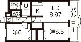 ライプン【5階】の間取り