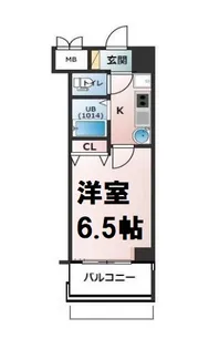 エステムコート難波サウスプレイスIIレフィーナ【9階】の間取り