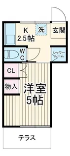 パーク横浜【1階】の間取り