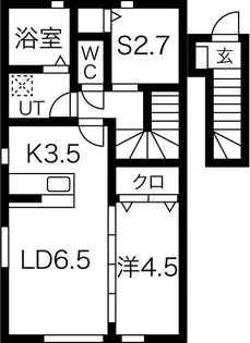 Pierre Homme(ピエール・オム)III【2階】の間取り