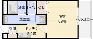 パブリックマンション2【2階】の間取り