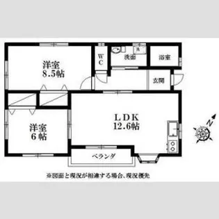静岡県浜松市中央区和合町【一戸建】の間取り